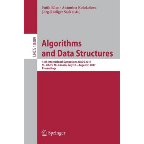 Algorithms and Data Structures: 15th International Symposium Wads 2017 ... image.