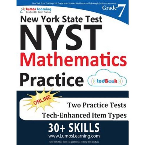 New York State Test Prep: 7th Grade Math Practice Workbook and Full ...