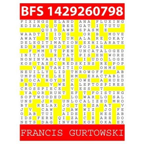 Bfs 1429260798: A Bfs Puzzle Paperback, Createspace Independent Publishing Platform