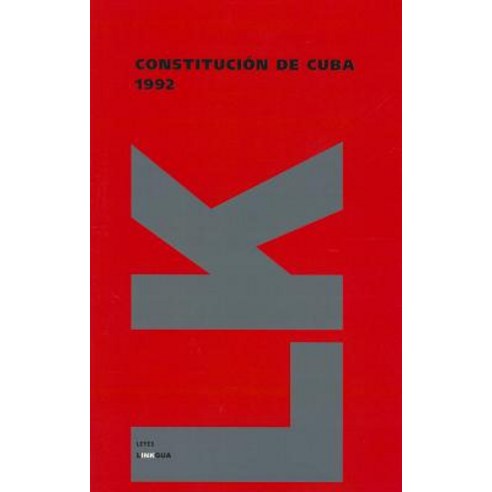 Constitucion de Cuba 1992 Paperback, Linkgua Ediciones