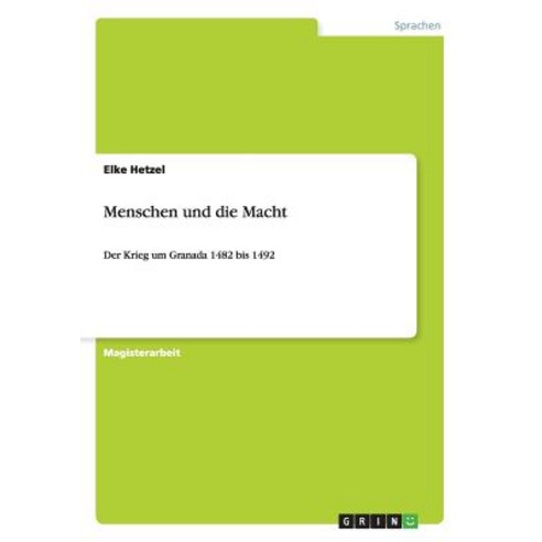Menschen Und Die Macht Paperback, Grin Publishing