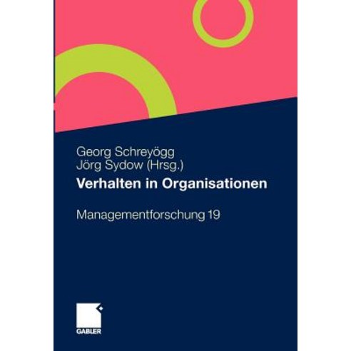 Verhalten in Organisationen Paperback, Gabler Verlag
