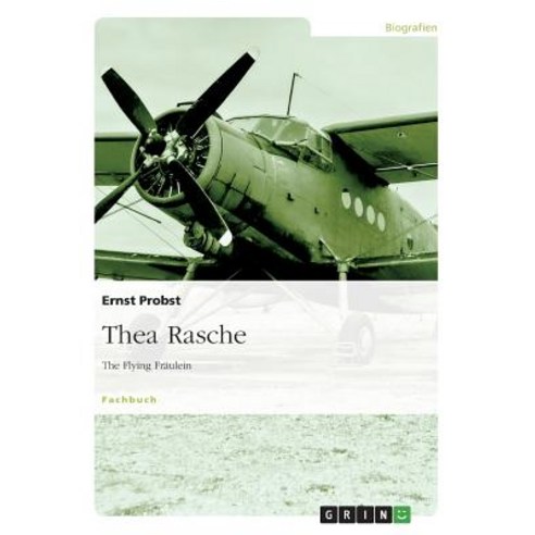 Thea Rasche Paperback, Grin Publishing