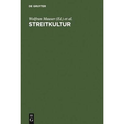 Streitkultur Hardcover, de Gruyter