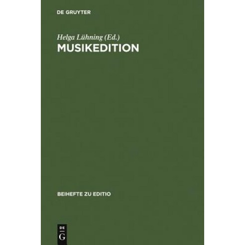 Musikedition Hardcover, de Gruyter