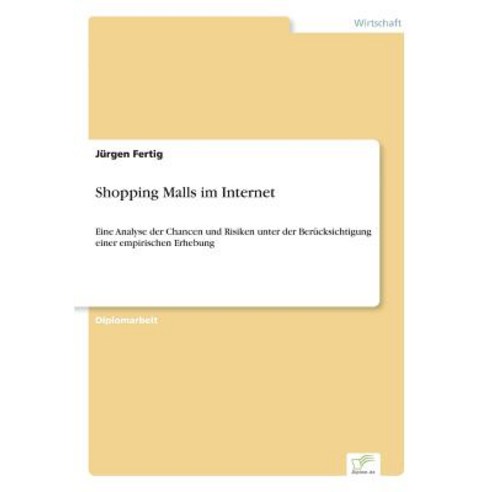 Shopping Malls Im Internet Paperback, Diplom.de