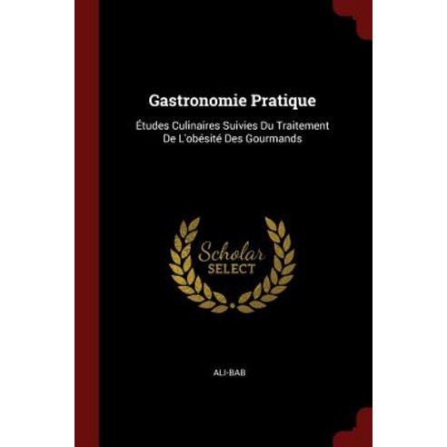 Gastronomie Pratique: Etudes Culinaires Suivies Du Traitement de L''Obesite Des Gourmands Paperback, Andesite Press