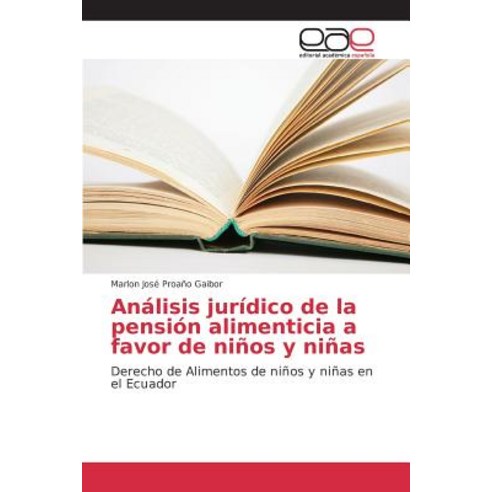 Analisis Juridico de la Pension Alimenticia a Favor de Ninos y Ninas Paperback, Editorial Academica Espanola