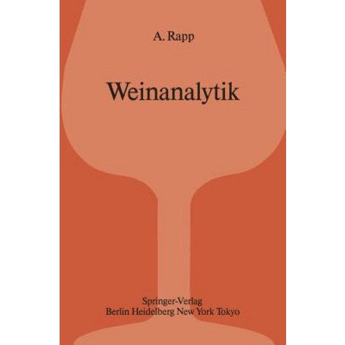Weinanalytik Paperback, Springer