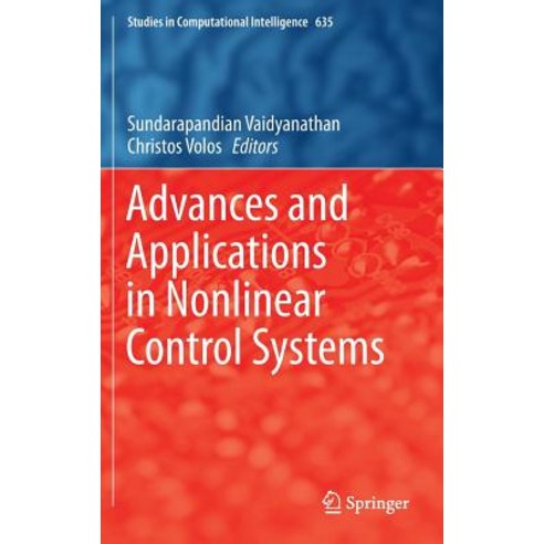 Advances and Applications in Nonlinear Control Systems Hardcover, Springer