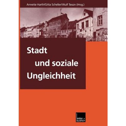 Stadt Und Soziale Ungleichheit Paperback, Vs Verlag Fur Sozialwissenschaften