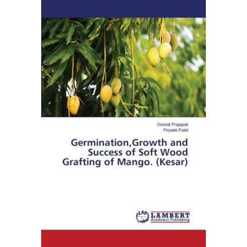 Germination Growth and Success of Soft Wood Grafting of Mango. (Kesar) Paperback, LAP Lambert Academic Publishing