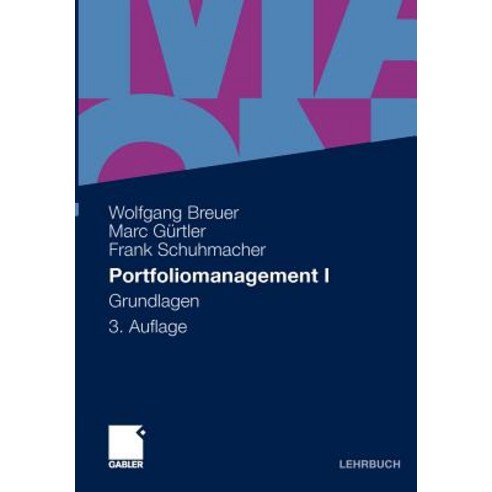 Portfoliomanagement I: Grundlagen Paperback, Gabler Verlag