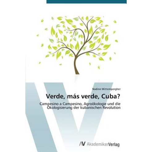Verde Mas Verde Cuba? Paperback, AV Akademikerverlag
