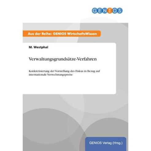 Verwaltungsgrundsatze-Verfahren Paperback, Gbi-Genios Verlag