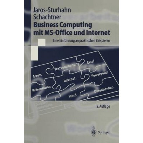 Business Computing Mit MS-Office Und Internet: Eine Einfuhrung an Praktischen Beispielen Paperback, Springer