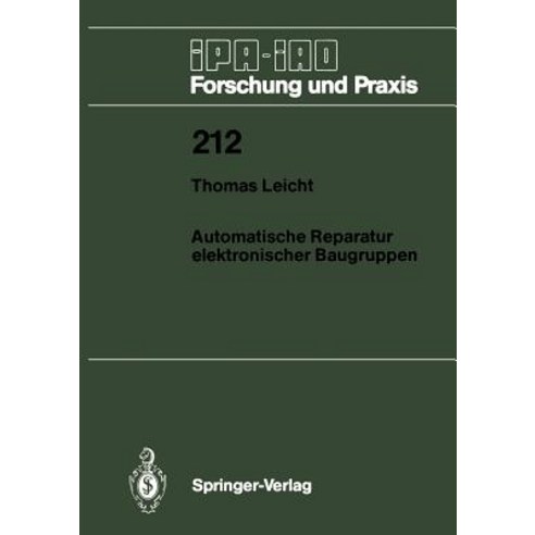 Automatische Reparatur Elektronischer Baugruppen Paperback, Springer