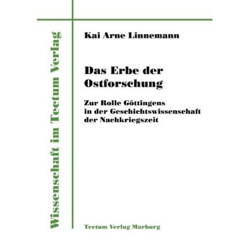 Das Erbe Der Ostforschung Paperback, Tectum - Der Wissenschaftsverlag
