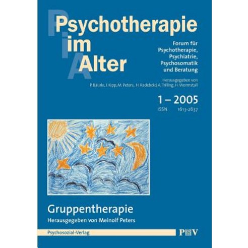 Psychotherapie Im Alter NR. 5: Gruppentherapie Herausgegeben Von Meinolf Peters Paperback, Psychosozial-Verlag