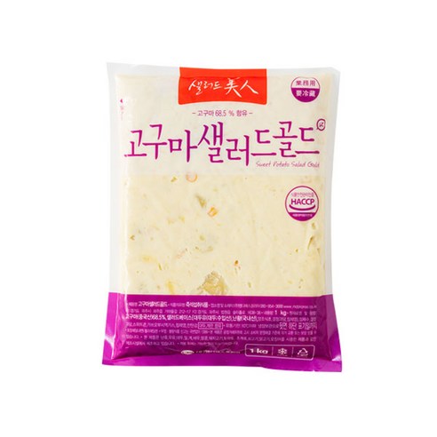 샐러드미인 고구마 샐러드 1kg, 1개