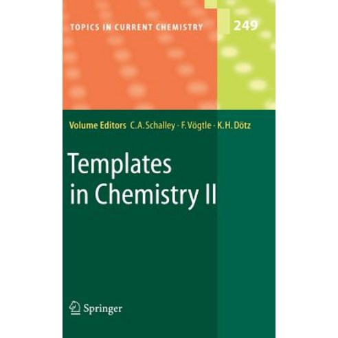 Templates in Chemistry II Hardcover, Springer