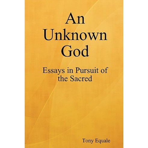 An Unknown God Paperback, Institute for Economic Democracy