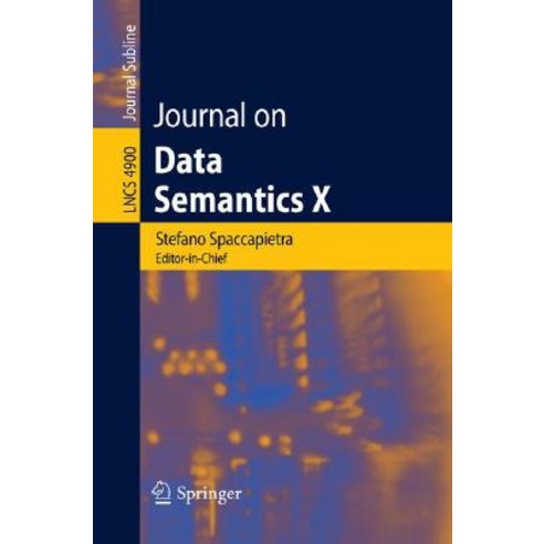Journal on Data Semantics X Paperback, Springer