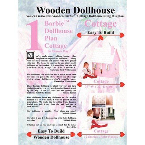 Barbie Dollhouse Plan Cottage Paperback, Lulu.com