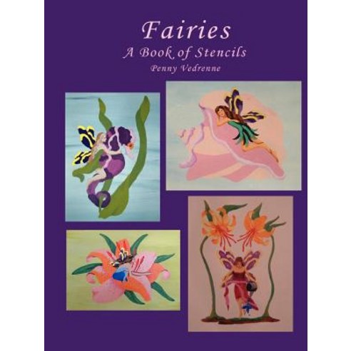 Fairies: A Book of Stencils Paperback, Lulu.com