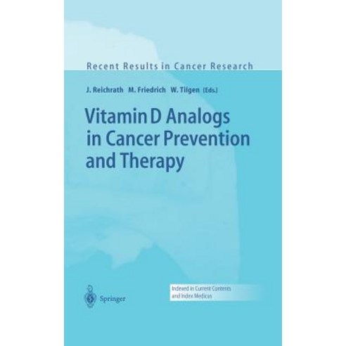 Vitamin D Analogs in Cancer Prevention and Therapy Hardcover, Springer