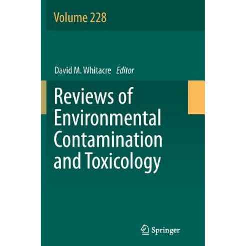 Reviews of Environmental Contamination and Toxicology Volume 228 Paperback, Springer