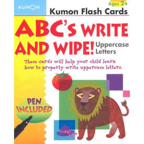 ABC''s Write and Wipe!: Uppercase Letters [With Pen] Other, Kumon Publishing North America