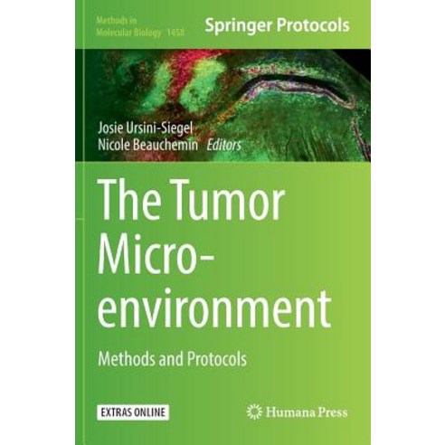 The Tumor Microenvironment: Methods and Protocols Hardcover, Humana Press