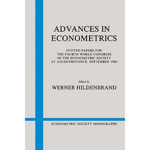 Advances in Econometrics, Cambridge University Press