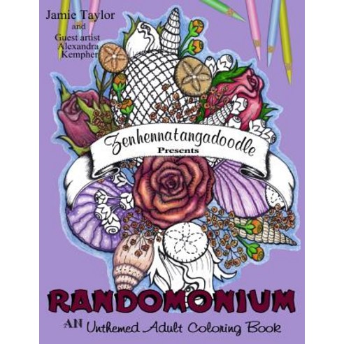 Randomonium: An Unthemed Adult Coloring Book Paperback, Createspace Independent Publishing Platform