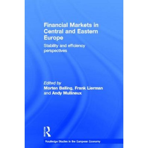 Financial Markets in Central and Eastern Europe Hardcover, Routledge