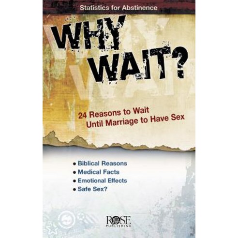 Why Wait? Paperback, Rose Publishing (CA) - 최저가 알림ㆍ특가 할인ㆍ가격비교 - 역대가