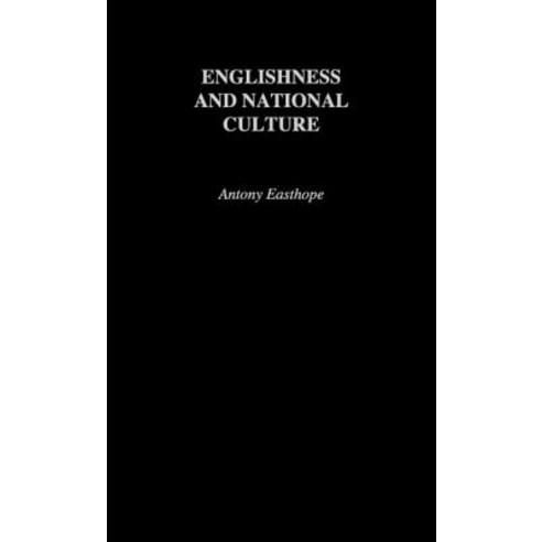 Englishness and National Culture Hardcover, Routledge