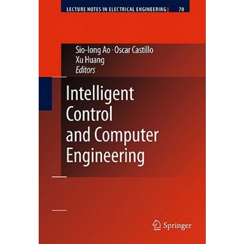 Intelligent Control and Computer Engineering Hardcover, Springer