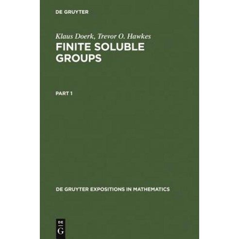 Finite Soluble Groups Hardcover, de Gruyter