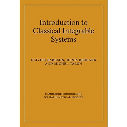 Introduction to Classical Integrable Systems Paperback, Cambridge University Press