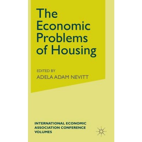 The Economic Problems of Housing Hardcover, Palgrave MacMillan