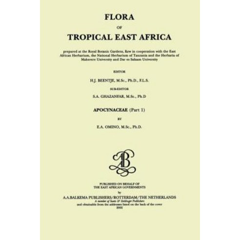 Flora of Tropical East Africa - Apocynaceae (2002) Paperback, CRC Press