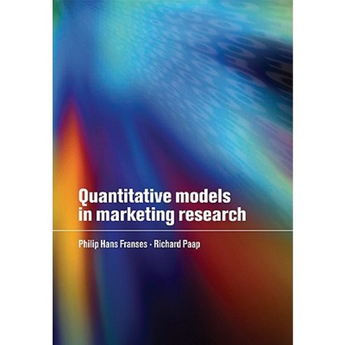 Quantitative Models in Marketing Research Paperback, Cambridge University Press