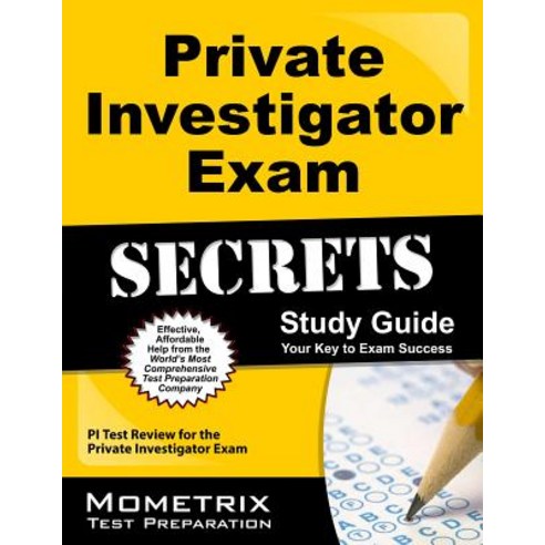 Private Investigator Exam Secrets Study Guide: PI Test Review for the ...