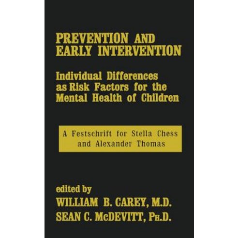 Prevention and Early Intervention Hardcover, Routledge