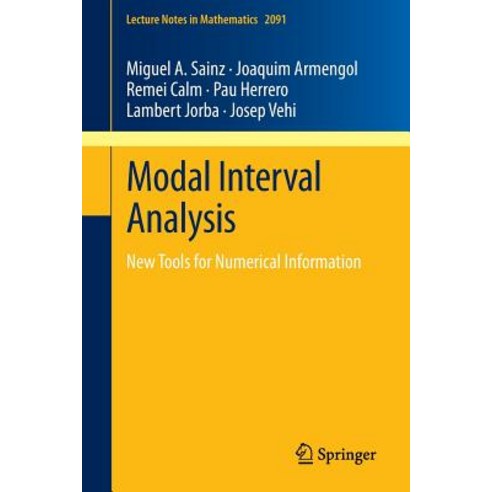 Modal Interval Analysis: New Tools for Numerical Information Paperback, Springer