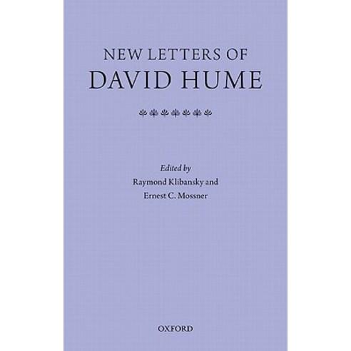 New Letters of David Hume Paperback, Oxford University Press, USA