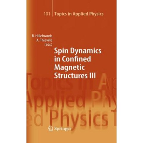 Spin Dynamics in Confined Magnetic Structures III Hardcover, Springer
