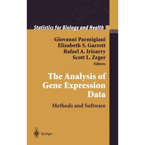 The Analysis of Gene Expression Data: Methods and Software Hardcover, Springer